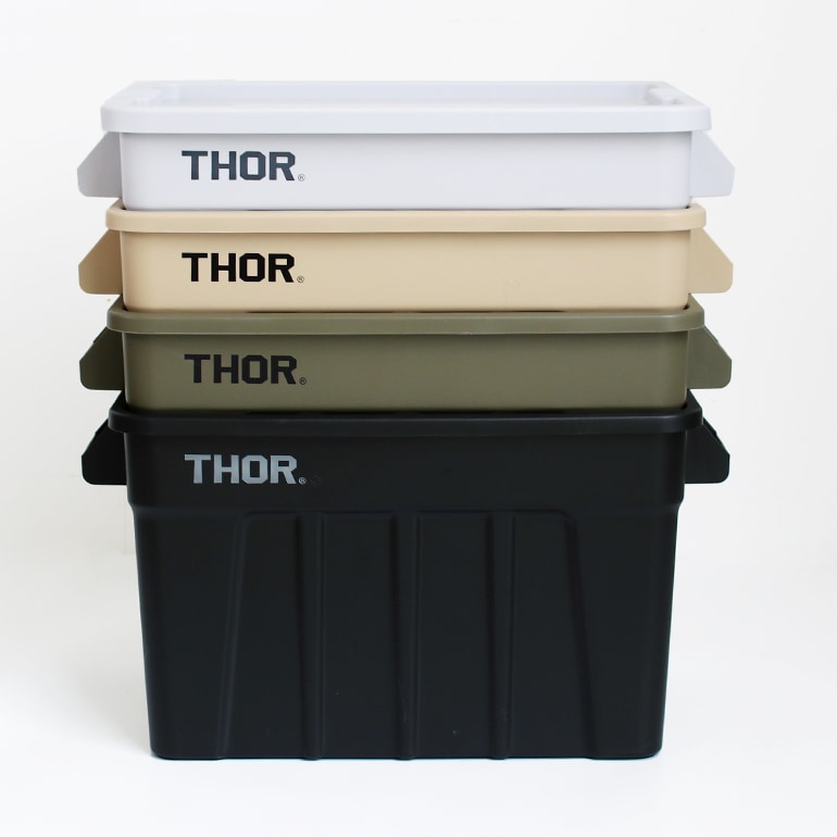 THOR 75L 黒(BLACK) ステンレス製 蓋付き THOR】Large Totes With Lid 75L – GQ SHOP