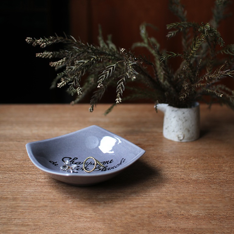 VINTAGE｜フランスのアッシュトレイ Champagne  de la Cote Blanche Avize