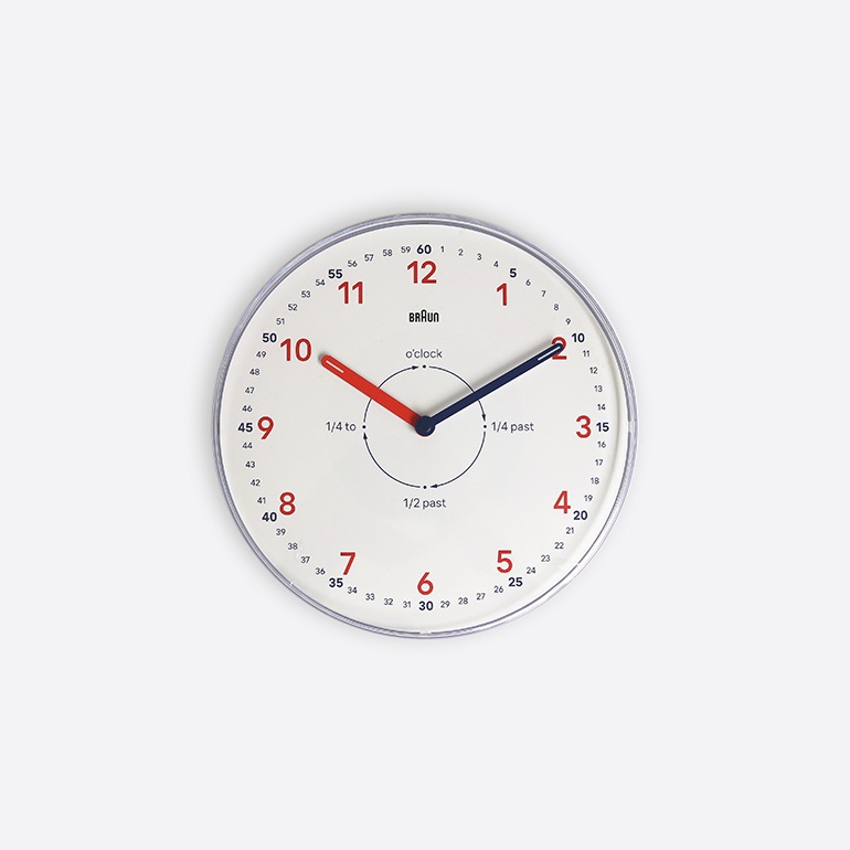 BRAUN ブラウン｜Time Teacher／Wall Clock BC26TW