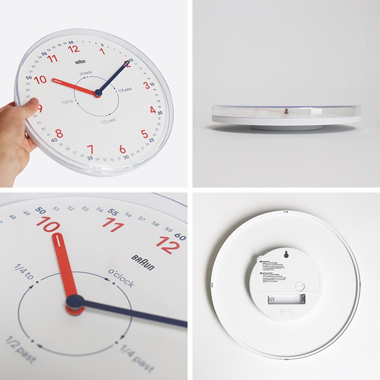 BRAUN ブラウン｜Time Teacher／Wall Clock BC26TW