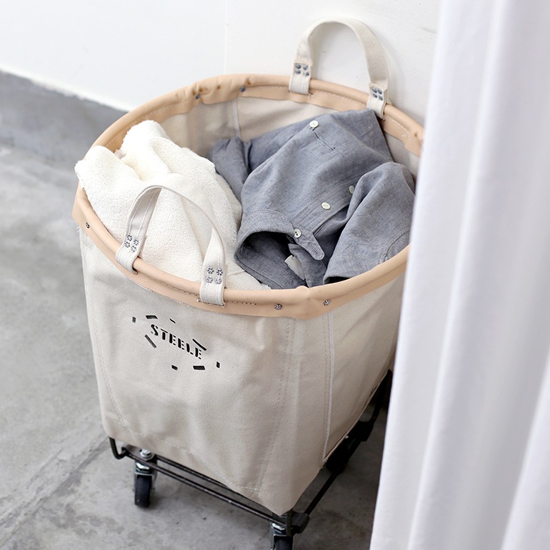 STEELE CANVAS BASKET スチールキャンバスバスケット｜ROUND