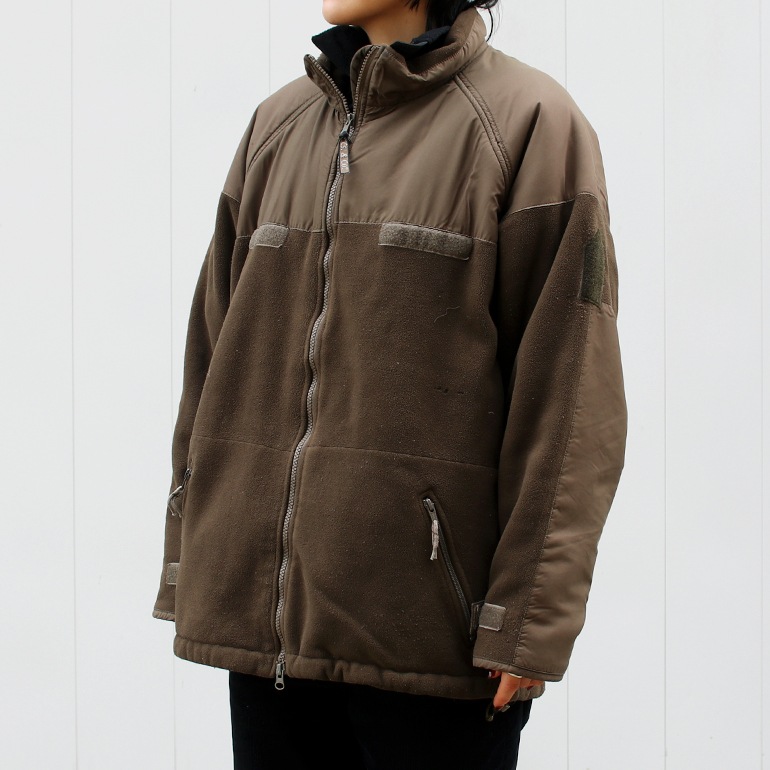 USED ハンガリー軍 フリースジャケット ブラウン