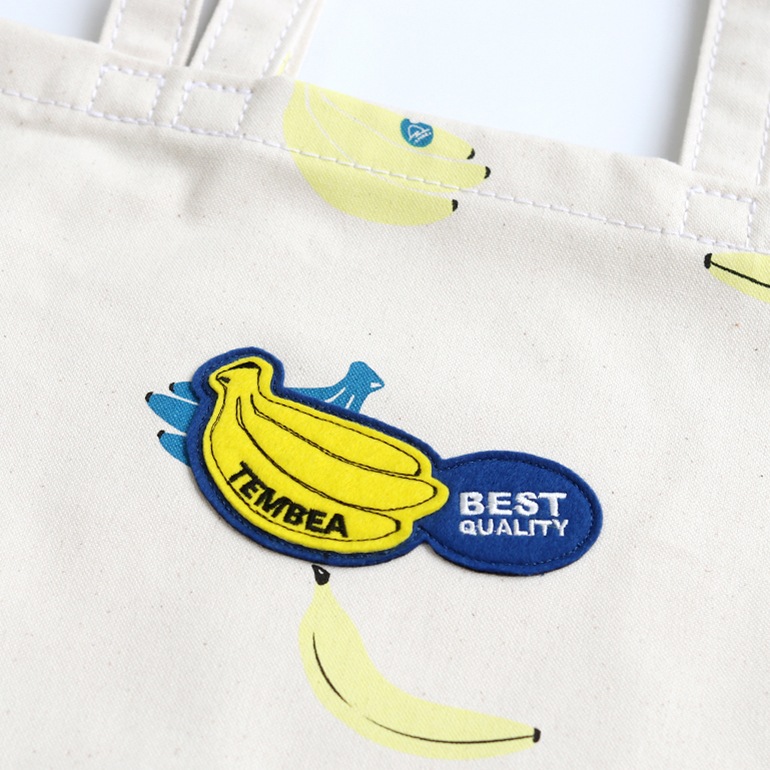 TEMBEA テンベア｜3HANDLE TOTE　BANANA+WAPPEN/NATURAL
