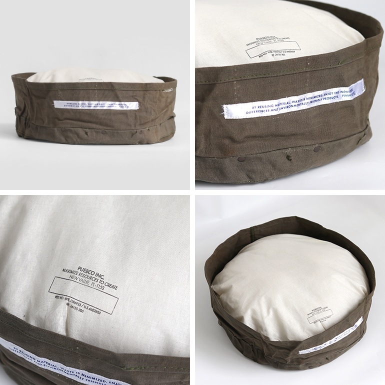 PUEBCO プエブコ｜VINTAGE MATERIAL PET BED W/CUSHION / Small ペットベッド