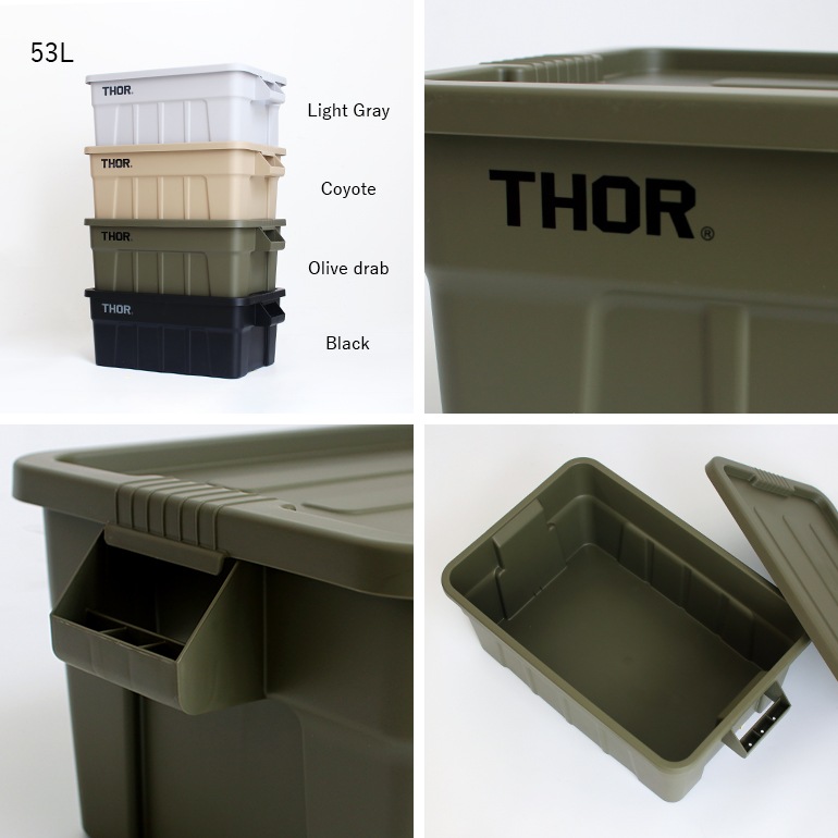 THOR ソー｜Large Totes With Lid DC 53L