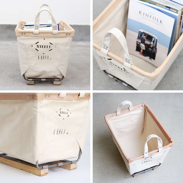 超希少　steele canvas basket バスケット STEELE CANVAS BASKET スチールキャンバスバスケット｜SQUARE