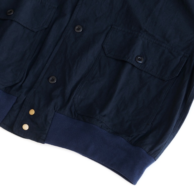 maillot マイヨ｜Cotton hemp cloth flight jacket【全2色】