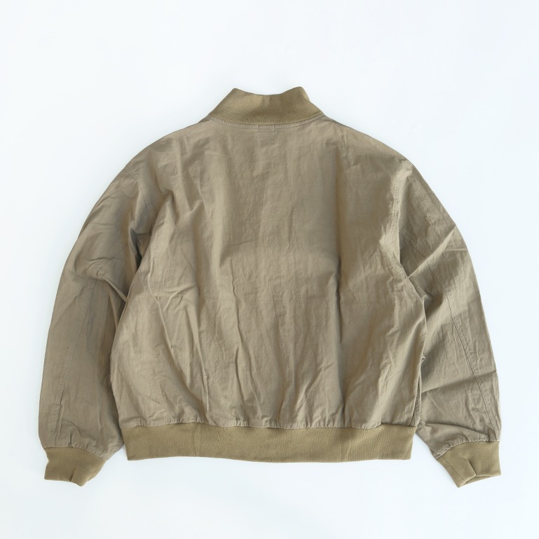 maillot マイヨ｜Cotton hemp cloth flight jacket【全2色】