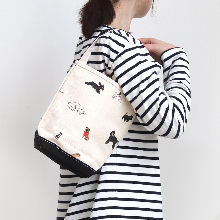 TEMBEA テンベア｜BAGUETTE TOTE MINI DOG-1/BLACK 通販｜DUPON35