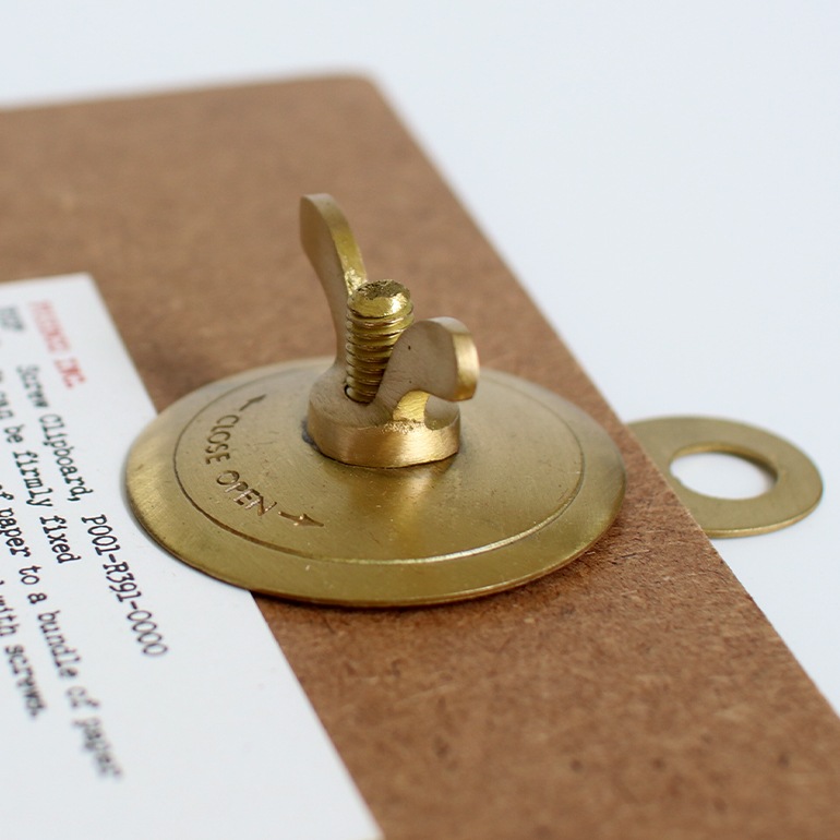 PUEBCO プエブコ｜SCREW CLIPBOARD A4