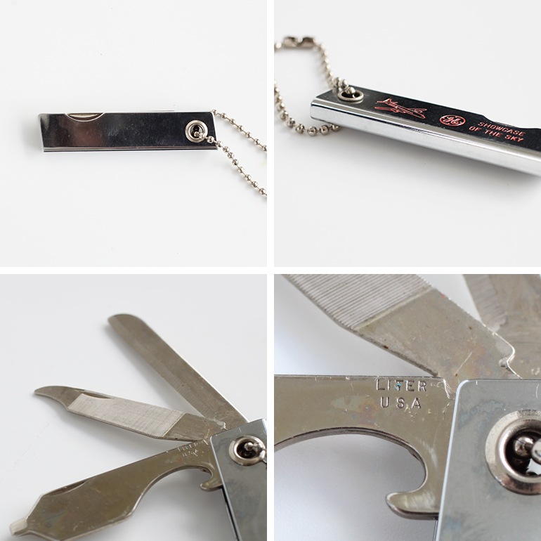 VINTAGE｜マルチツールキーホルダー“GE Aircraft Division”