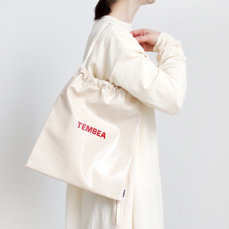 TEMBEA テンベア｜巾着 (PVC)　GINGHAM RED