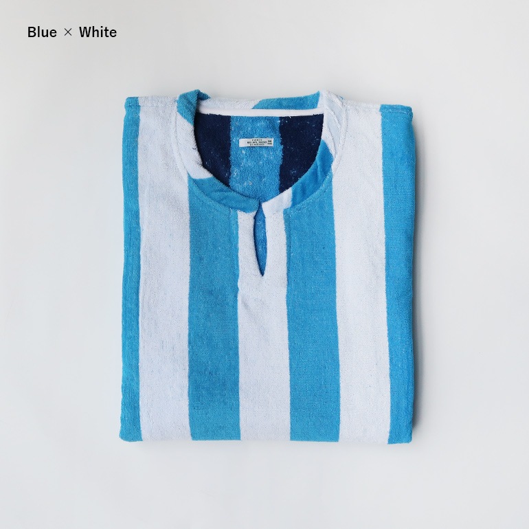 PUEBCO プエブコ｜POOL OVER TEE【Blue×White】