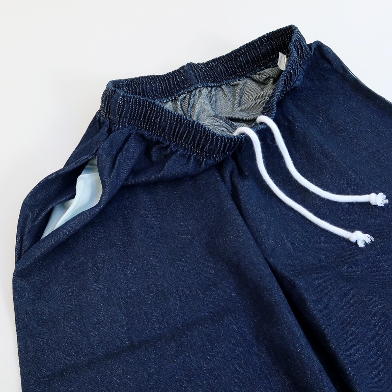 VOIRY ヴォイリー｜SUNDAY PANTS-DENIM DARK BLUE