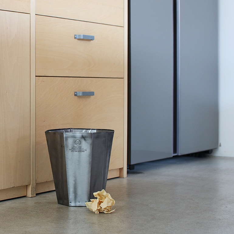 PUEBCO プエブコ｜RECYCLE STEEL TRASH CAN Octagon リサイクルスチールトラッシュカン オクタゴン