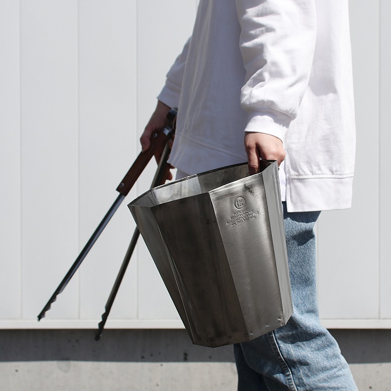 PUEBCO プエブコ｜RECYCLE STEEL TRASH CAN Octagon リサイクルスチールトラッシュカン オクタゴン