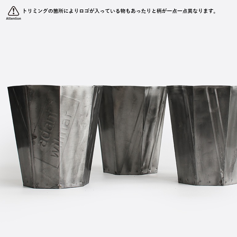 PUEBCO プエブコ｜RECYCLE STEEL TRASH CAN Octagon リサイクルスチールトラッシュカン オクタゴン