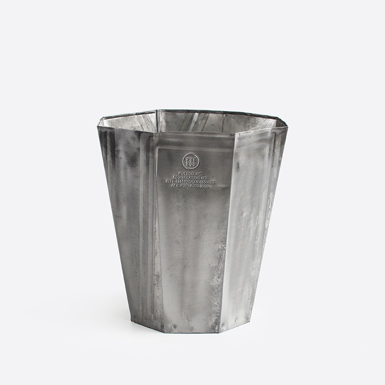 PUEBCO プエブコ｜RECYCLE STEEL TRASH CAN Octagon リサイクルスチールトラッシュカン オクタゴン