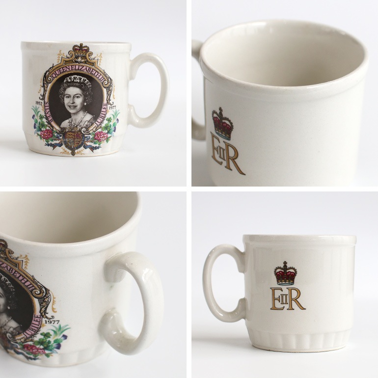 VINTAGE｜Queen Elizabeth SilverJubilee MUG