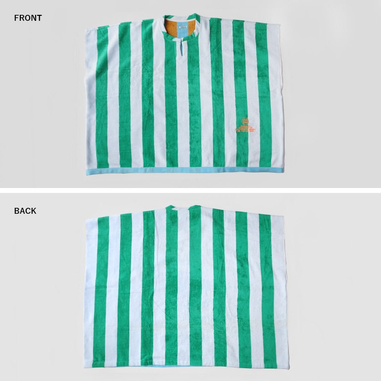 PUEBCO プエブコ｜POOL OVER TEE【Green×White】