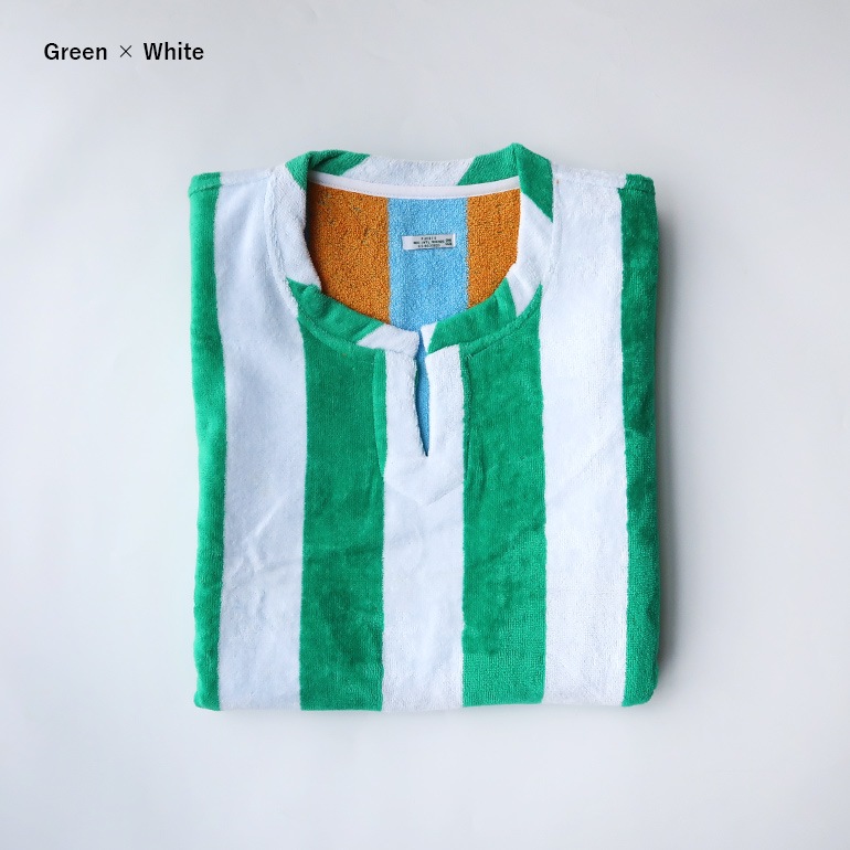 PUEBCO プエブコ｜POOL OVER TEE【Green×White】