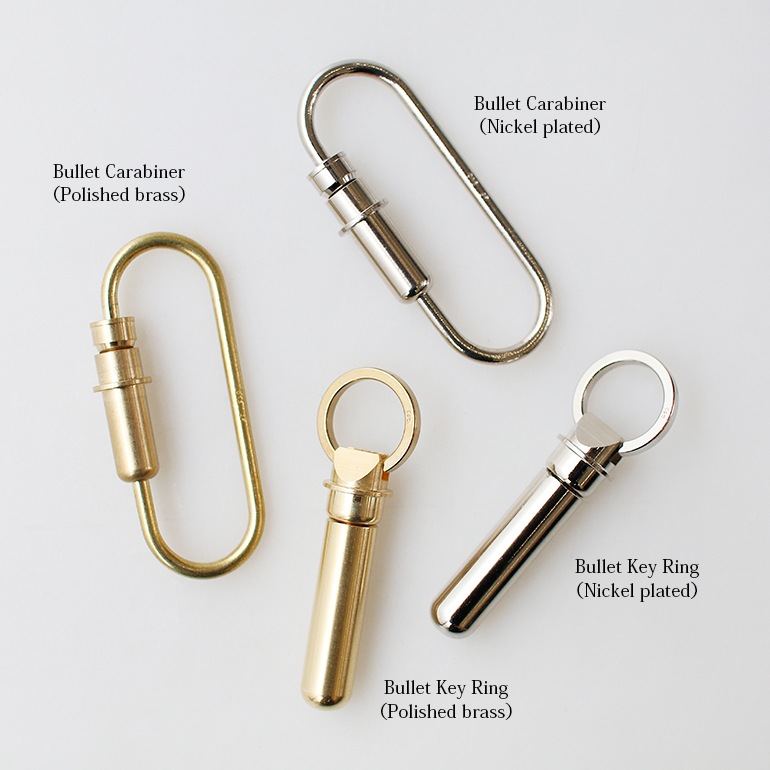 【取扱い終了/セール】CANDY DESIGN&WORKS　キャンディデザイン＆ワークス｜Bullet Key Ring(バレット キーリング)
