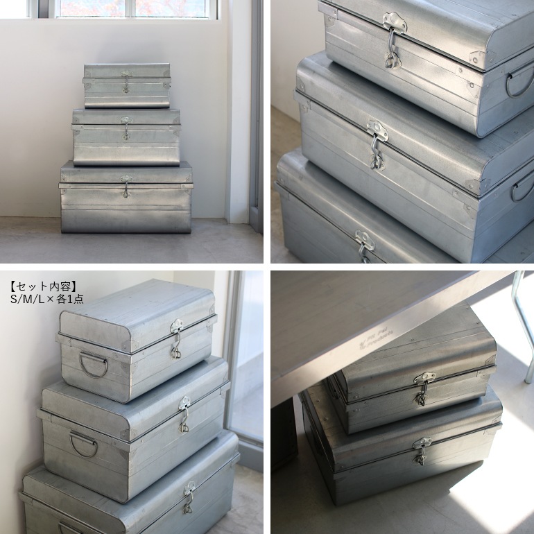 懐かしさを感じるブリキの素材感/S・M・Lセット＜NEWクラシック