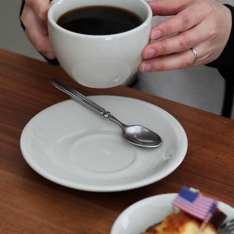 Libbey リビー｜プリンセスホワイト ソーサー 15cm (Libbey カップ用)