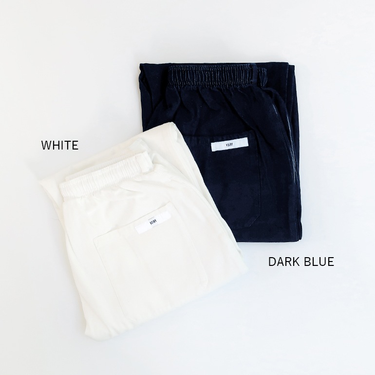 VOIRY ヴォイリー｜SUNDAY PANTS-WHITE DENIM WHITE