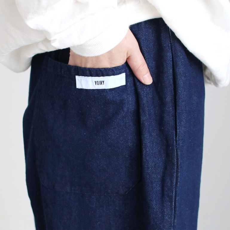 VOIRY ヴォイリー｜SUNDAY PANTS-WHITE DENIM WHITE