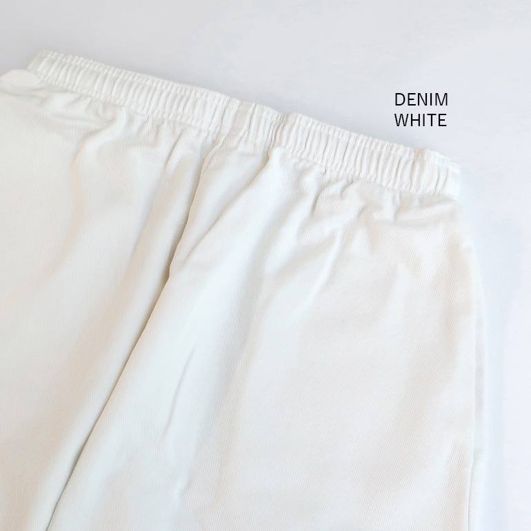 VOIRY ヴォイリー｜SUNDAY PANTS-WHITE DENIM WHITE