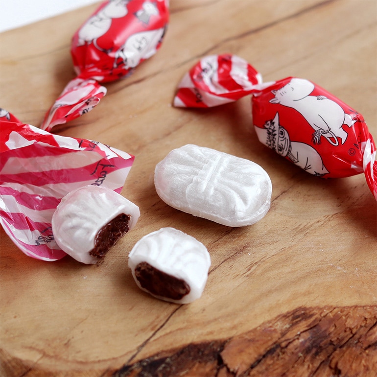 Fazer ファッツェル｜ムーミンマリアンヌ缶　ペパーミントチョコレートキャンディー