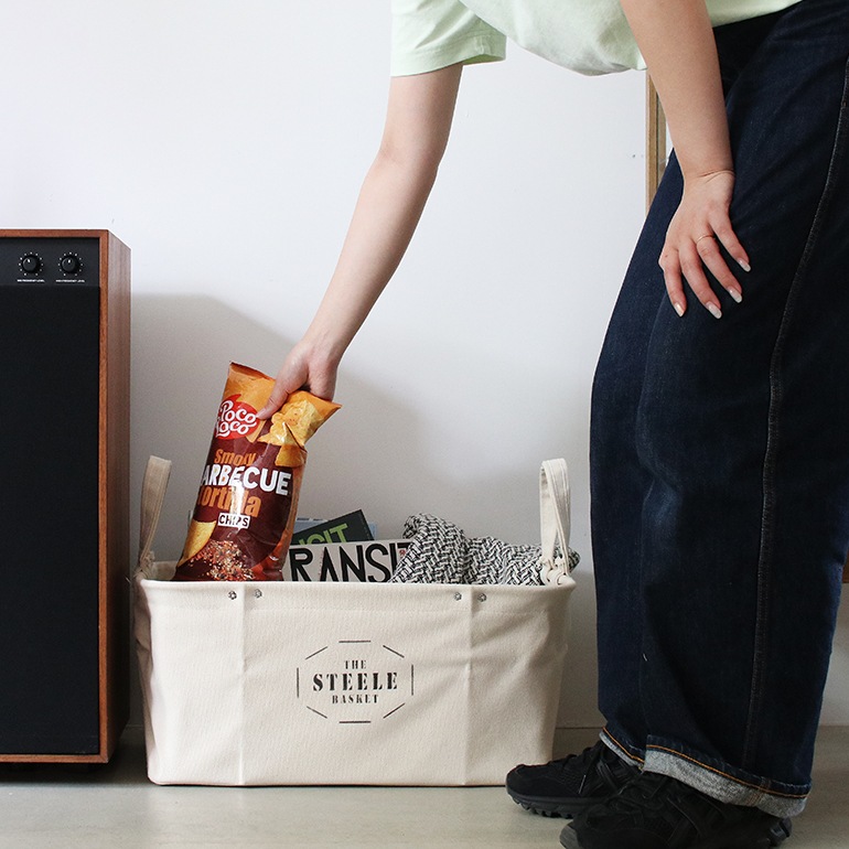 STEELE CANVAS BASKET スチールキャンバスバスケット｜CARRY BASKET