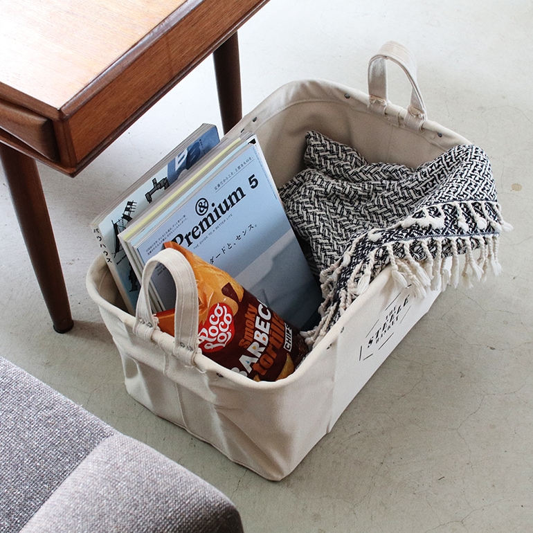 STEELE CANVAS BASKET スチールキャンバスバスケット｜CARRY BASKET