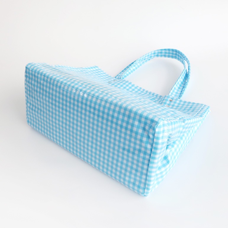 TEMBEA テンベア｜CARRY TOTE　GINGHAM SAX