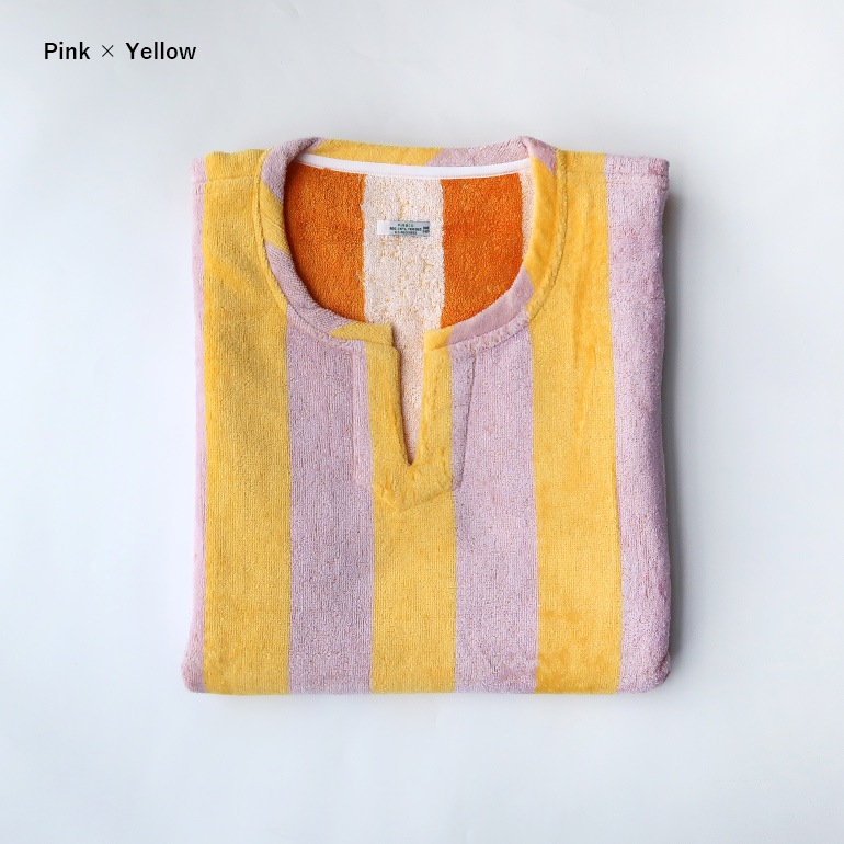 PUEBCO プエブコ｜POOL OVER TEE【Pink×Yellow】