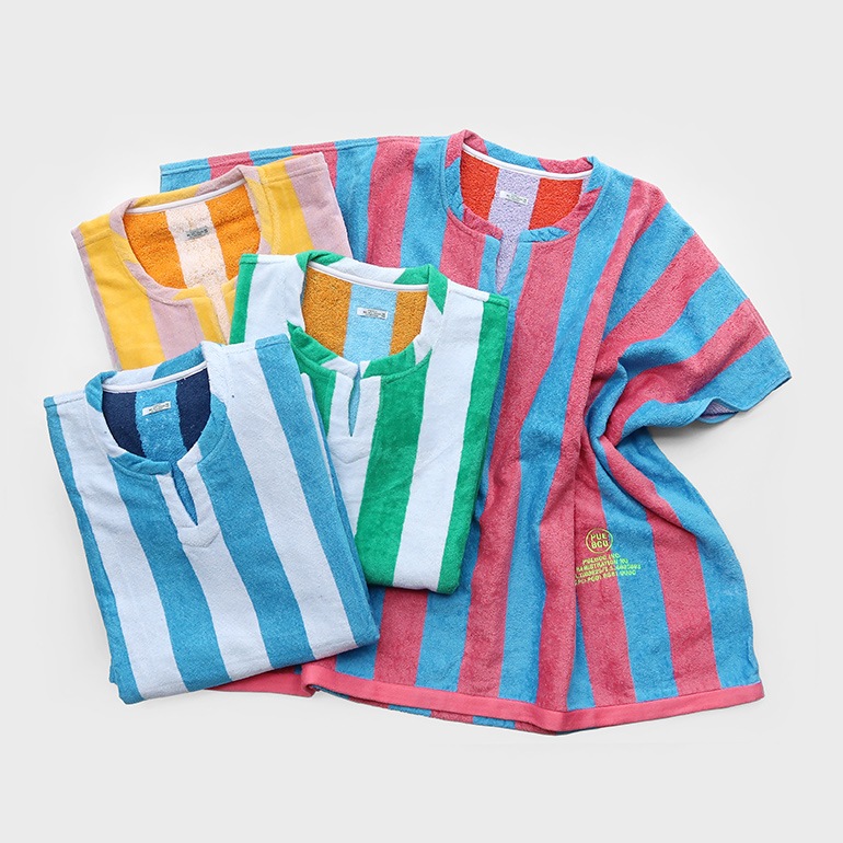PUEBCO プエブコ｜POOL OVER TEE【Pink×Yellow】