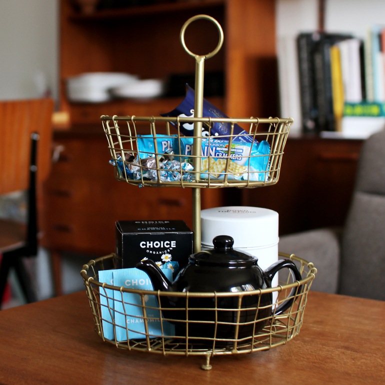 複数あります ＊ ワイヤー ラウンド バスケット＊ フック付 ブラック