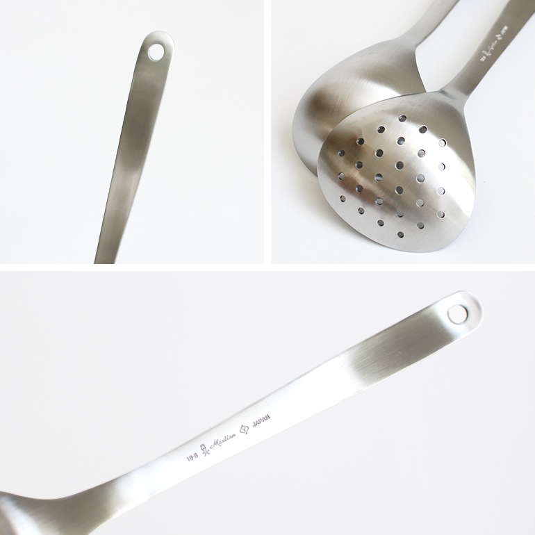 柳宗理 ヤナギ ソウリ｜ステンレスレードル S/スキンマー(穴あきお玉) S