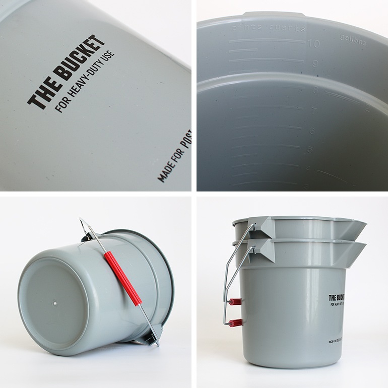 POST GENERAL ポストジェネラル｜THE BUCKET 10L GRAY バケット 10リッター