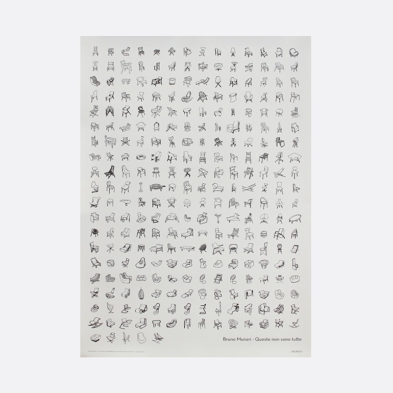 Bruno Munari ブルーノ・ムナーリ｜ポスター これが全てではありません Queste non sono tutte