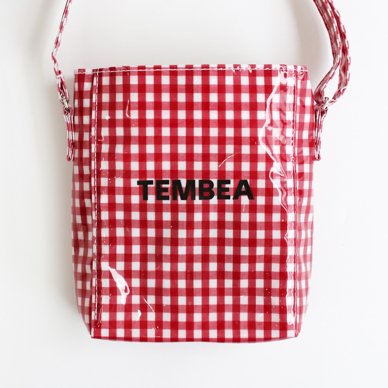 TEMBEA テンベア｜MINI SHOULDER　GINGHAM RED