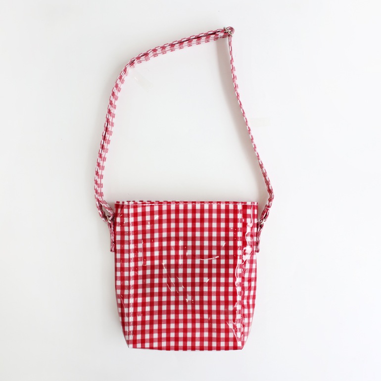 TEMBEA テンベア｜MINI SHOULDER　GINGHAM RED