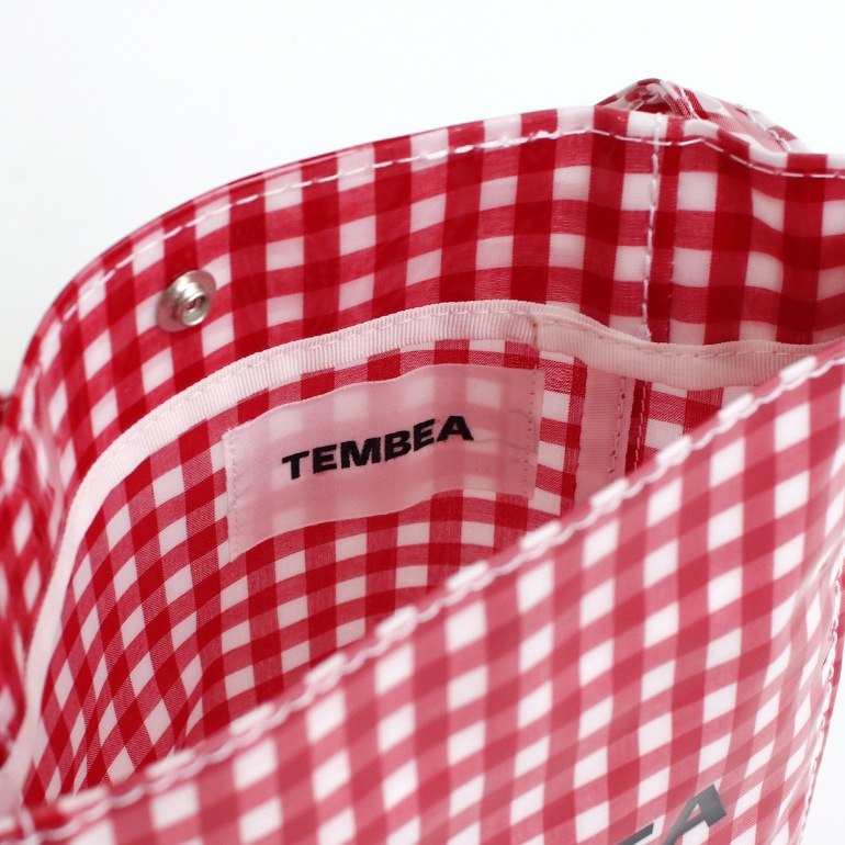 TEMBEA テンベア｜MINI SHOULDER　GINGHAM RED