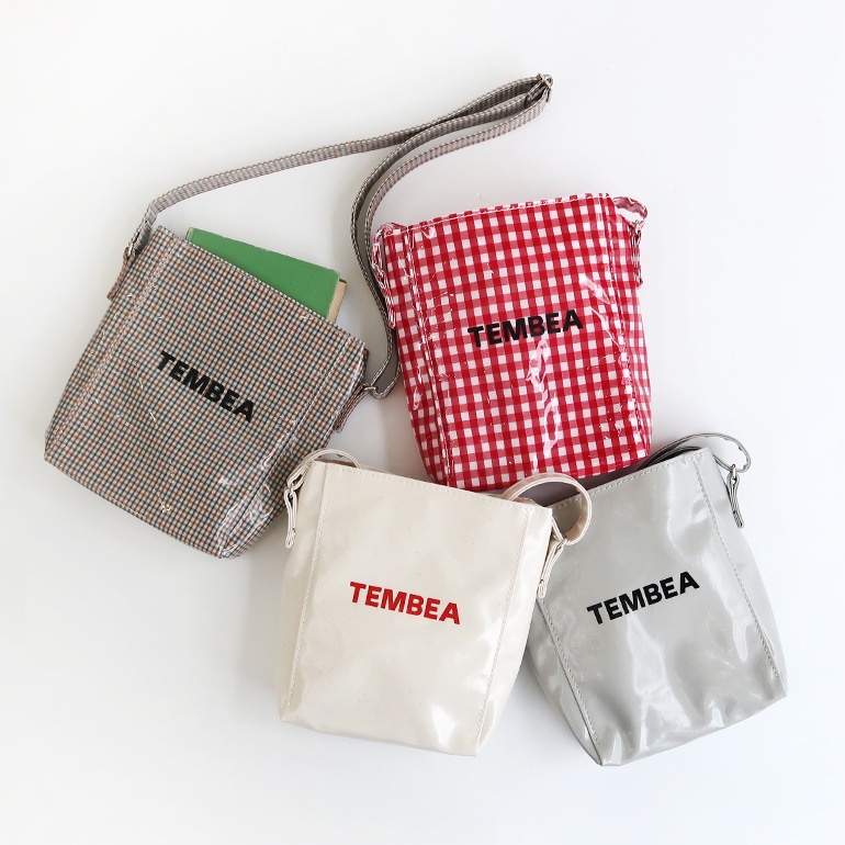 TEMBEA テンベア｜MINI SHOULDER　GINGHAM RED