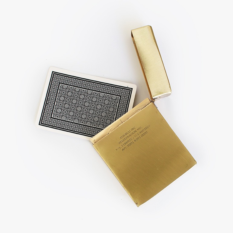 PUEBCO プエブコ｜BRASS PLAYING CARD CASE