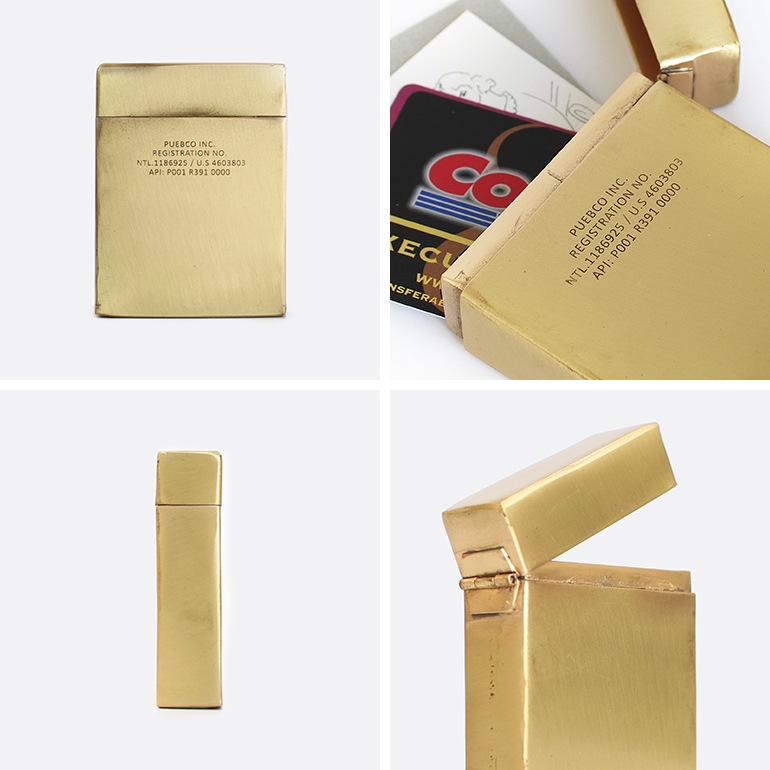 PUEBCO プエブコ｜BRASS PLAYING CARD CASE