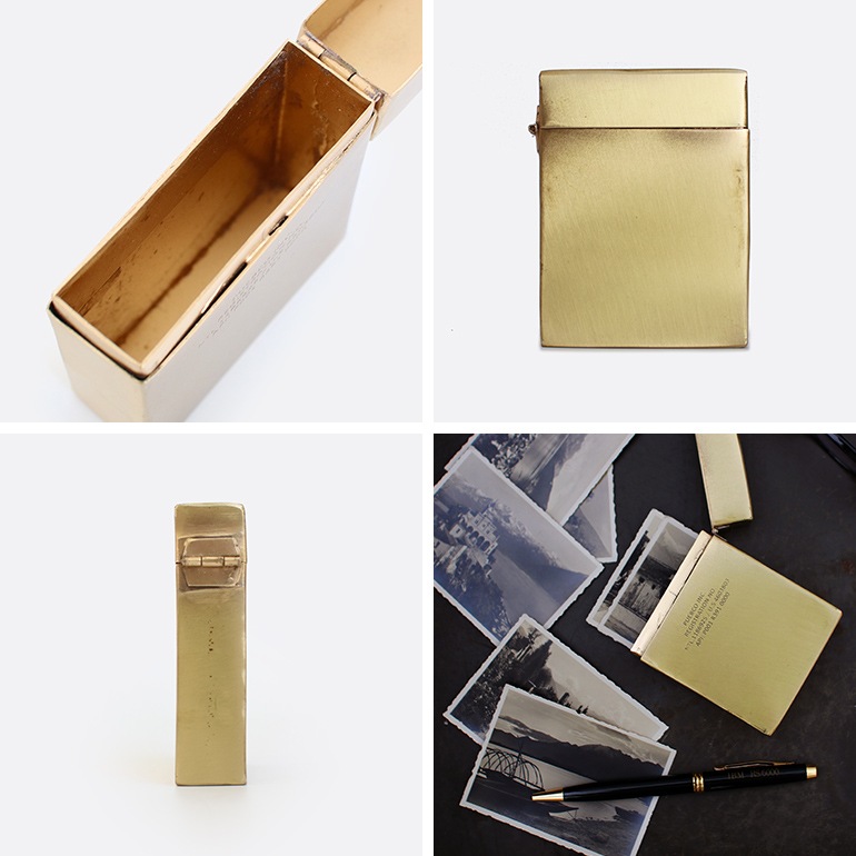 PUEBCO プエブコ｜BRASS PLAYING CARD CASE