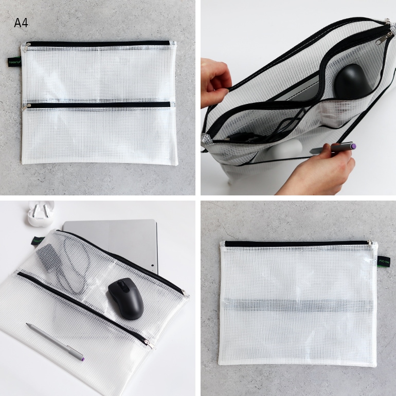 FolderSys フォルダーシス｜Multi Compartment Zip Bag【A4】