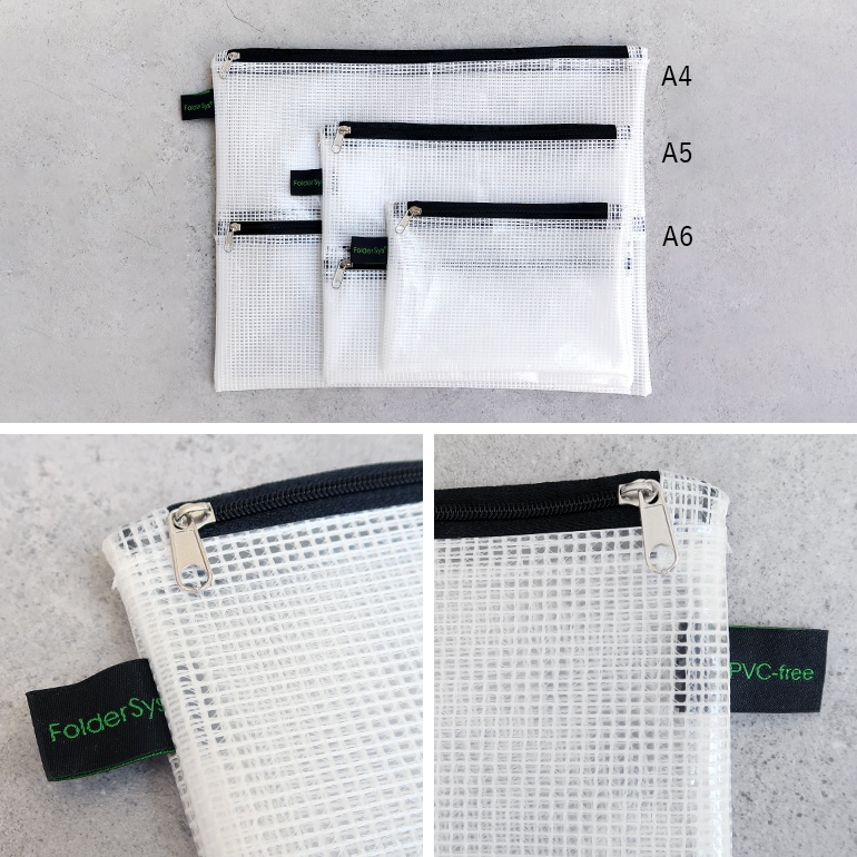FolderSys フォルダーシス｜Multi Compartment Zip Bag【A4】